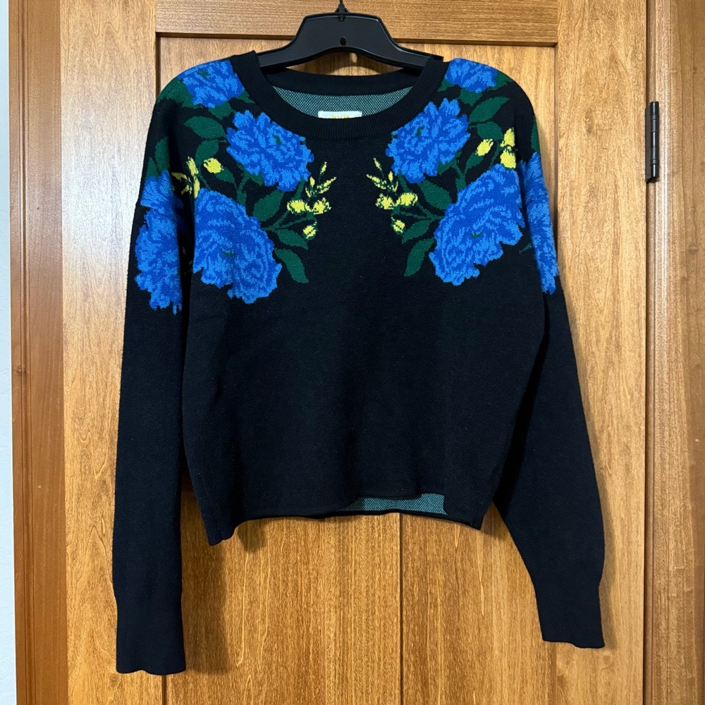 Anthropologie Maeve Black Sweater - Large